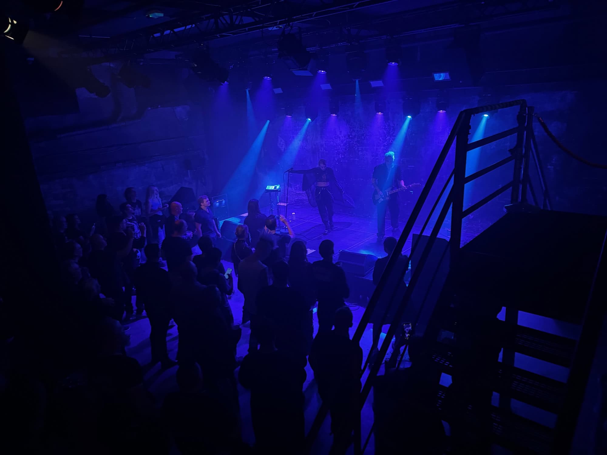 Basement ductape stairs