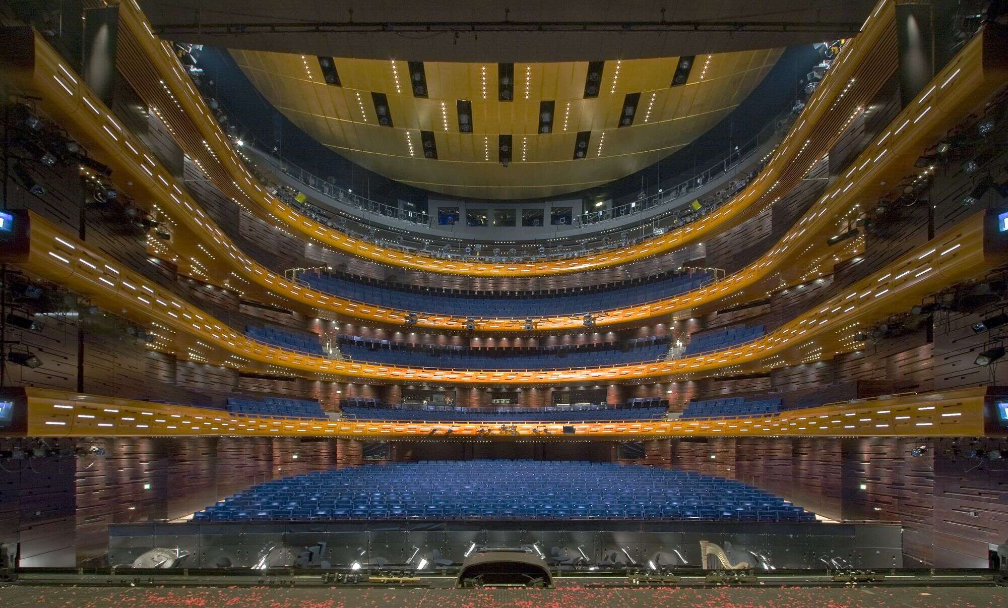 Royal danish opera from stage photo by royal theater